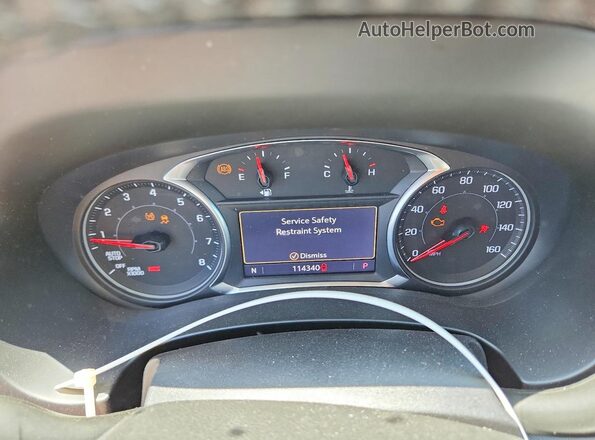 3GKALMEV5KL105537 2019 GMC TERRAIN White Սարքավորումների վահանակի տեսք