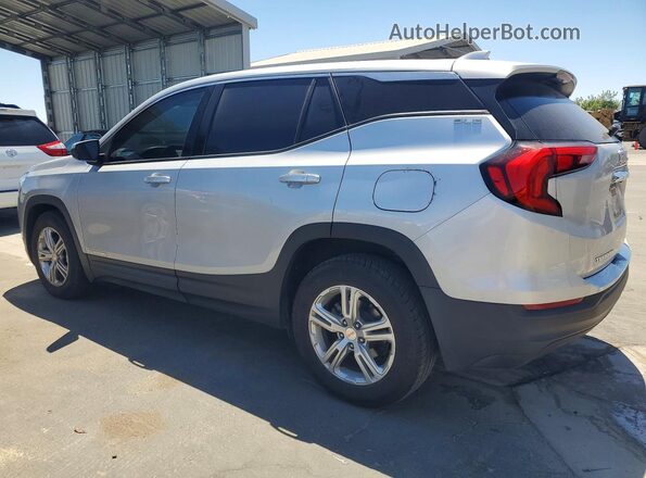 3GKALMEV5KL366358 2019 GMC TERRAIN Silver Trasero izquierdo