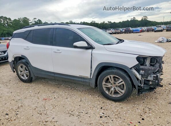 3GKALMEV5KL387405 2019 GMC TERRAIN Белый Передняя правая четверть