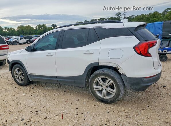 3GKALMEV5KL387405 2019 GMC TERRAIN Белый Задняя левая четверть