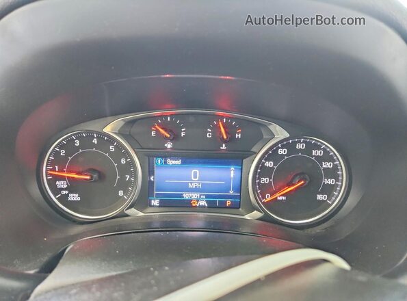 3GKALMEV5LL195144 2020 GMC TERRAIN Серебряный Вид щитка приборов