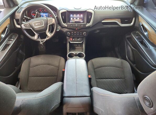 3GKALMEV5LL195144 2020 GMC TERRAIN Серебряный Вид панели приборов
