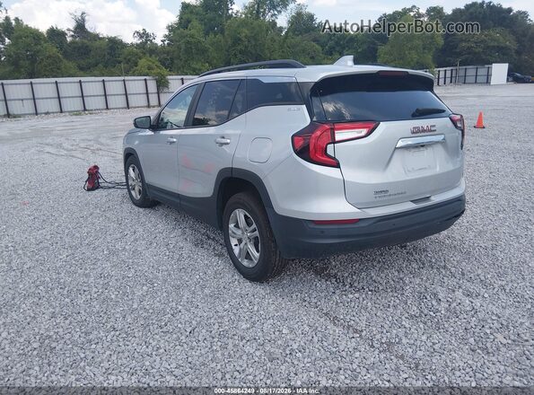 3GKALMEV5NL112458 2022 GMC TERRAIN Серебряный Задняя левая четверть