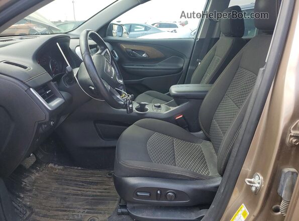 3GKALMEV6JL184733 2018 GMC TERRAIN Gold წინა სალონის ხედი