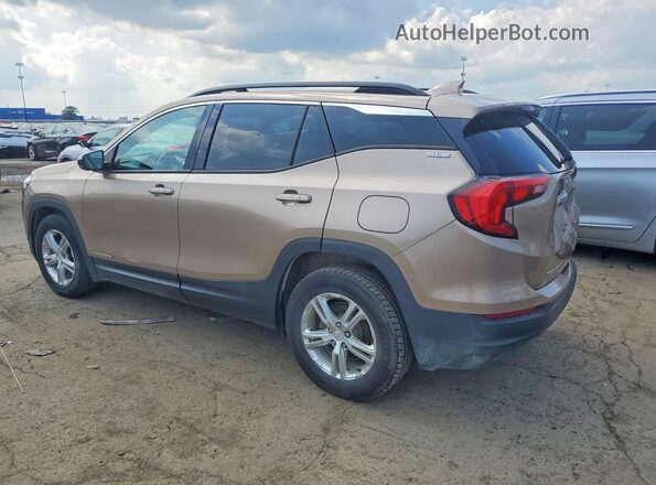 3GKALMEV6JL184733 2018 GMC TERRAIN Gold უკანა მარცხენა