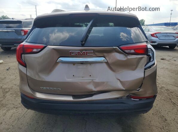 3GKALMEV6JL184733 2018 GMC TERRAIN Gold უკანა ხედი