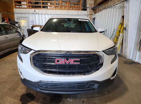 3GKALMEV6JL228519 2018 GMC TERRAIN White წინა ხედი