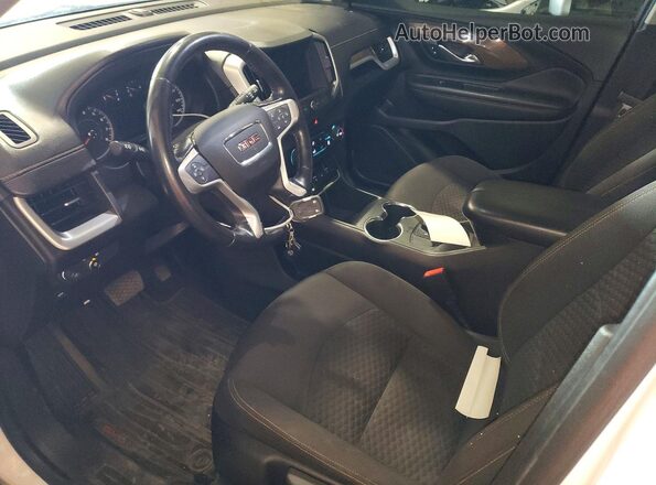 3GKALMEV6JL228519 2018 GMC TERRAIN White წინა სალონის ხედი