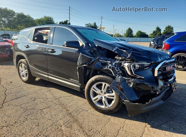 3GKALMEV6JL276876 2018 GMC TERRAIN Black Передня права чверть