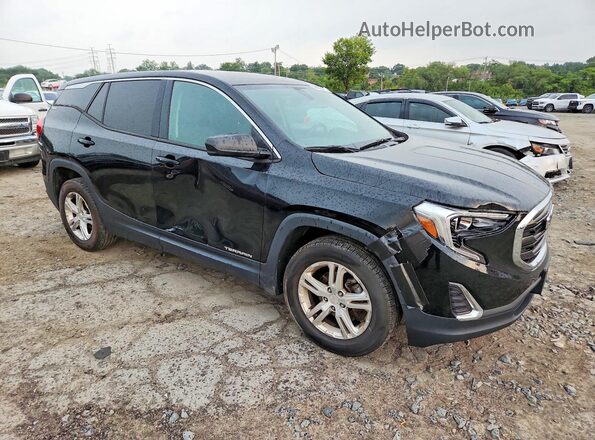 3GKALMEV6JL299512 2018 GMC TERRAIN Черный Передняя правая четверть