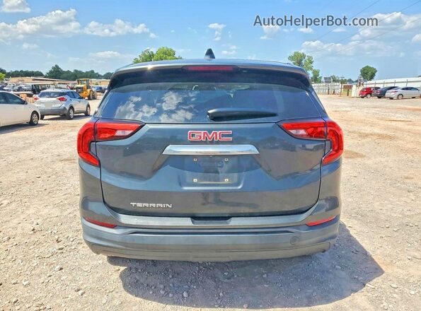 3GKALMEV6JL394989 2018 GMC TERRAIN Gray Հետևի տեսք