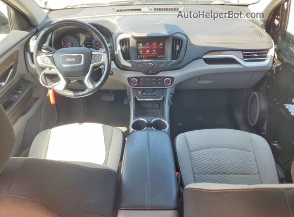 3GKALMEV6JL394989 2018 GMC TERRAIN Gray Առջևի վահանակի տեսք