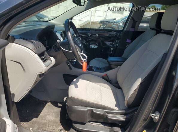 3GKALMEV6JL394989 2018 GMC TERRAIN Gray Սալոնի դիմացի տեսք