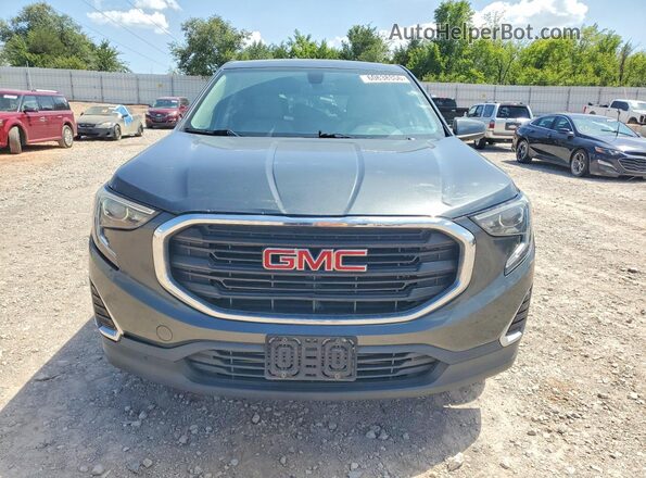 3GKALMEV6JL394989 2018 GMC TERRAIN Gray Դիմացի տեսք