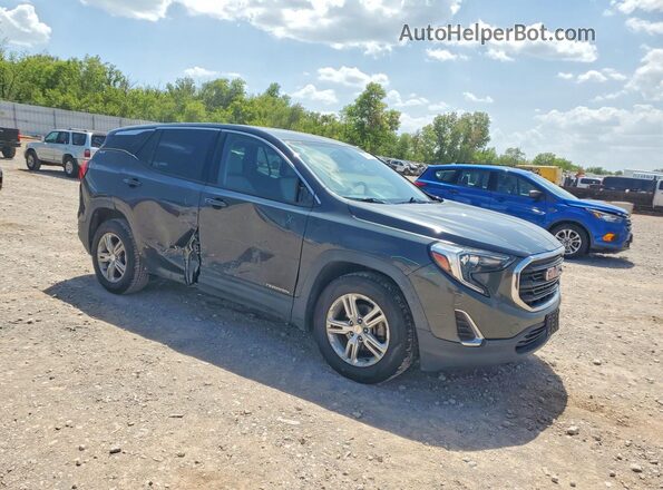 3GKALMEV6JL394989 2018 GMC TERRAIN Gray Առջևի աջ