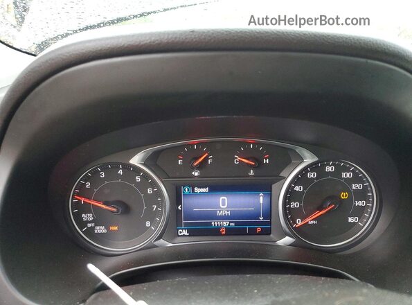 3GKALMEV6KL116109 2019 GMC TERRAIN Black Widok zestawu wskaźników