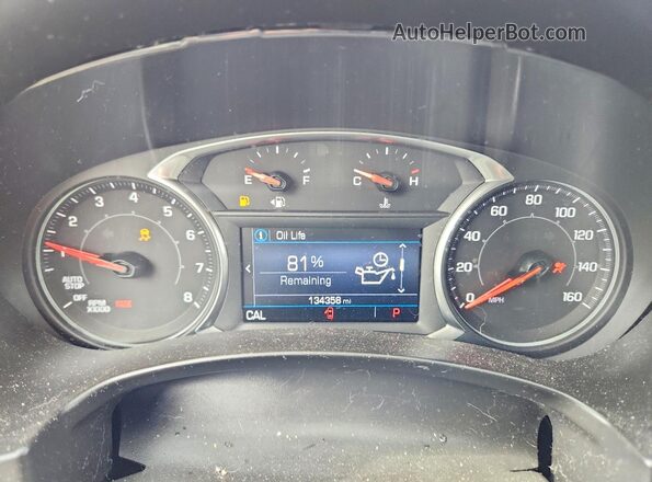 3GKALMEV6KL199783 2019 GMC TERRAIN Black Widok zestawu wskaźników
