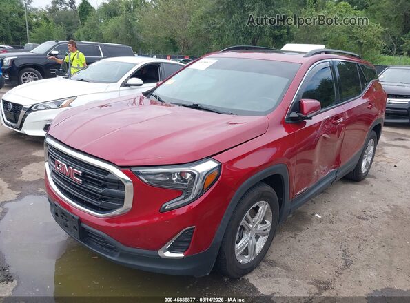 3GKALMEV6KL237643 2019 GMC TERRAIN Красный Передняя левая четверть