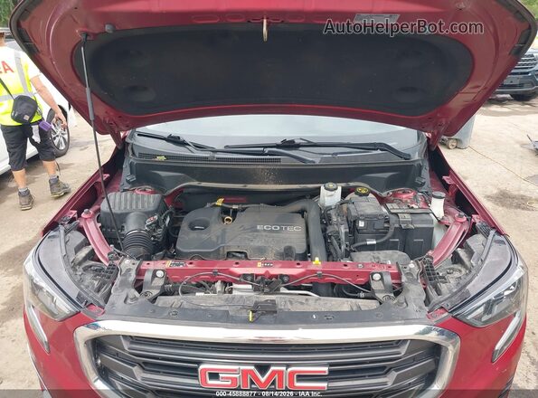 3GKALMEV6KL237643 2019 GMC TERRAIN Красный Вид сзади
