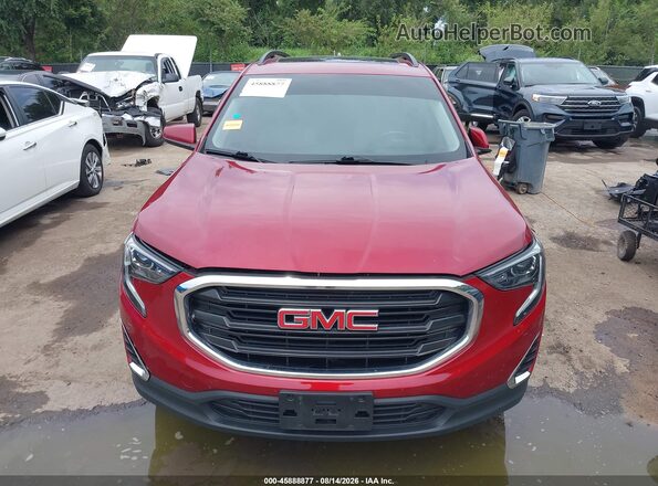3GKALMEV6KL237643 2019 GMC TERRAIN Красный Вид щитка приборов