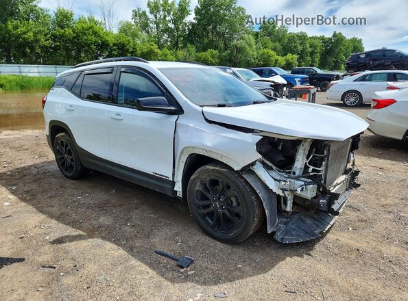 3GKALMEV6KL340903 2019 GMC TERRAIN White Przód prawy