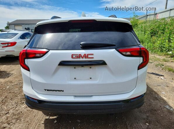 3GKALMEV6KL340903 2019 GMC TERRAIN White Widok z tyłu