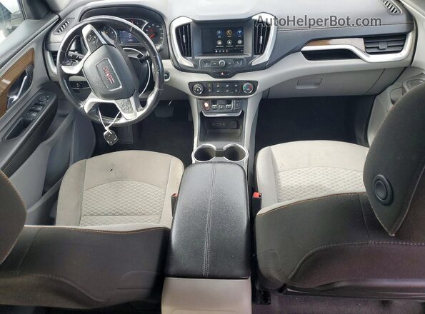 3GKALMEV6KL344319 2019 GMC TERRAIN White Vista del salpicadero