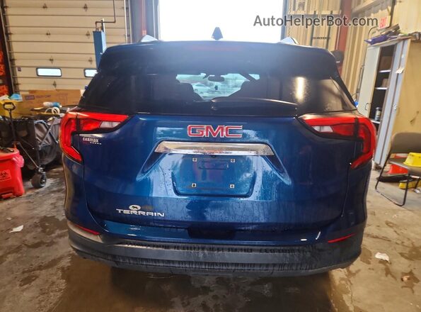 3GKALMEV6KL369981 2019 GMC TERRAIN Blue Vista trasera