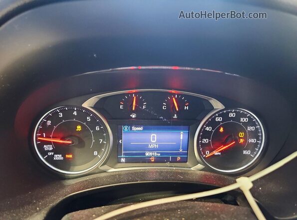 3GKALMEV6LL128214 2020 GMC TERRAIN Серый Вид щитка приборов