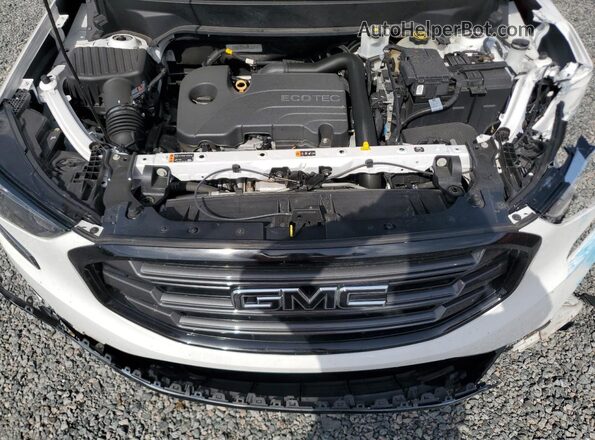 3GKALMEV6ML313056 2021 GMC TERRAIN White ძრავის განყოფილების ხედი