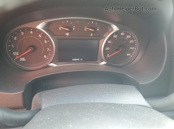 3GKALMEV6ML313056 2021 GMC TERRAIN White ხელსაწყოთა პანელის ხედი