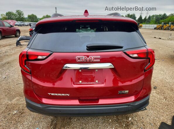 3GKALMEV7JL175927 2018 GMC TERRAIN Burgundy Widok z tyłu