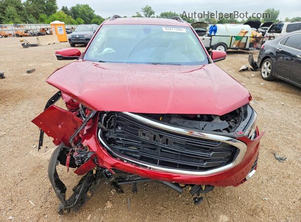 3GKALMEV7JL175927 2018 GMC TERRAIN Burgundy Widok z przodu