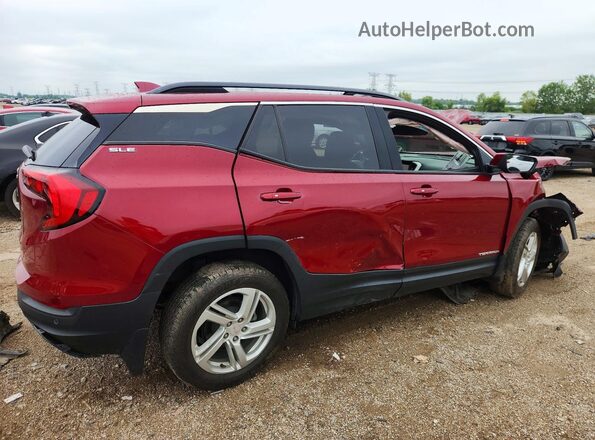 3GKALMEV7JL175927 2018 GMC TERRAIN Burgundy Tył prawy