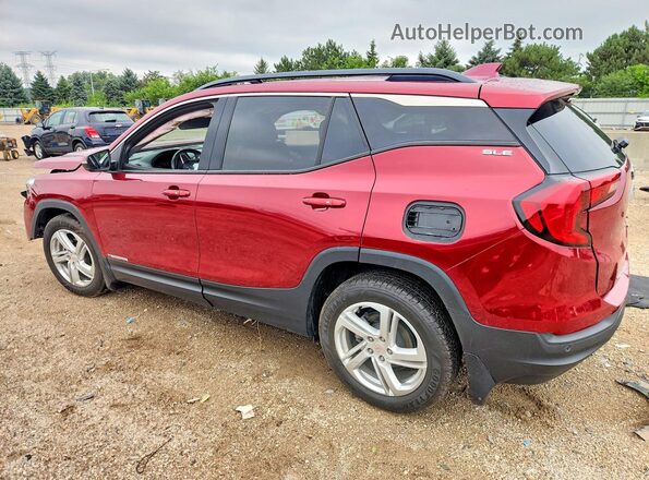 3GKALMEV7JL175927 2018 GMC TERRAIN Burgundy Tył lewy