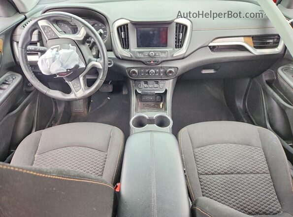 3GKALMEV7JL175927 2018 GMC TERRAIN Burgundy Widok deski rozdzielczej