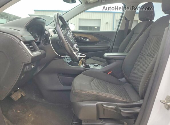 3GKALMEV7JL312865 2018 GMC TERRAIN White წინა სალონის ხედი