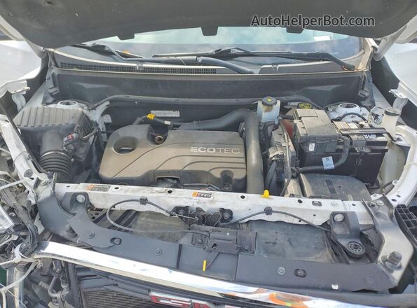 3GKALMEV7JL312865 2018 GMC TERRAIN White ძრავის განყოფილების ხედი