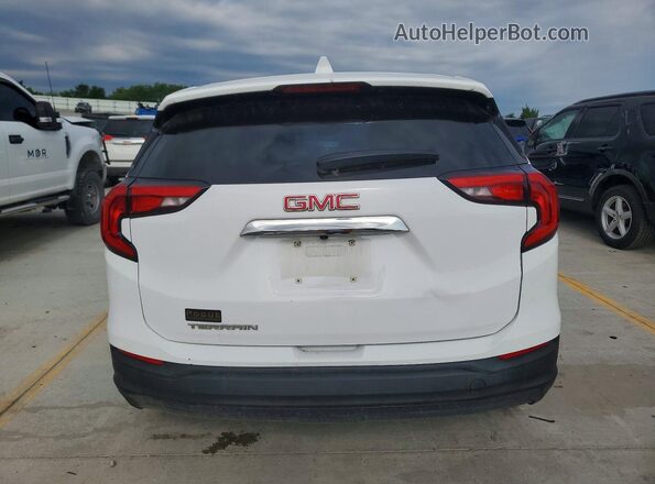 3GKALMEV7JL312865 2018 GMC TERRAIN White უკანა ხედი