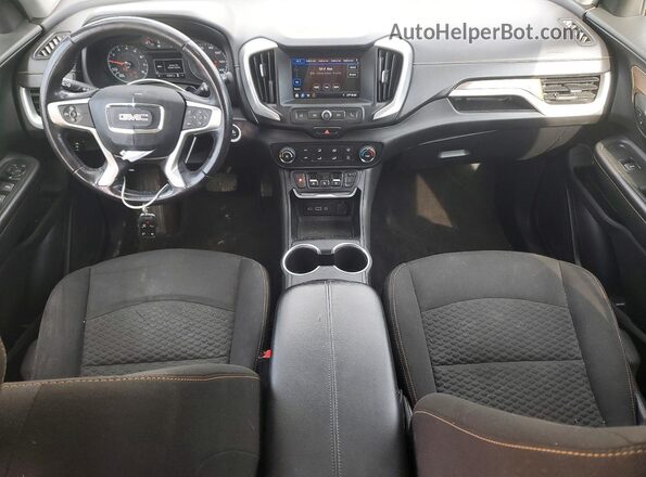 3GKALMEV7JL312865 2018 GMC TERRAIN White წინა პანელის ხედი