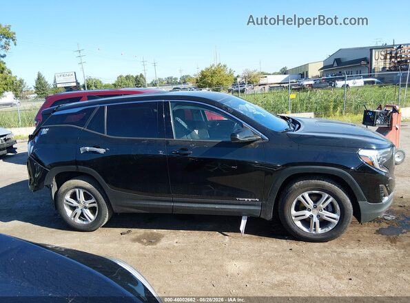 3GKALMEV7KL166498 2019 GMC TERRAIN Черный Вид задней части салона