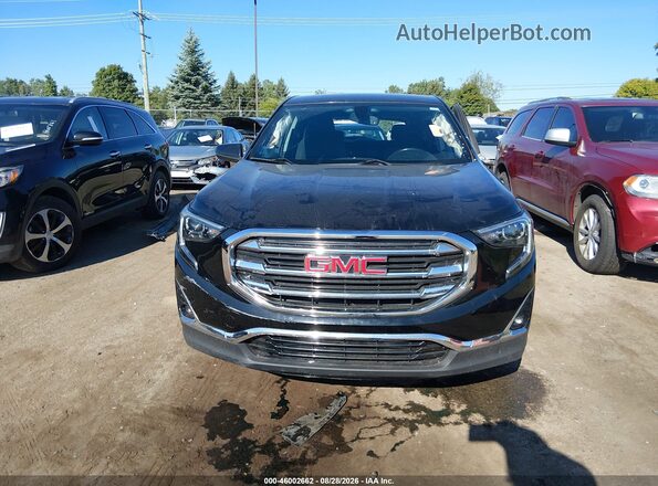 3GKALMEV7KL166498 2019 GMC TERRAIN Черный Вид щитка приборов
