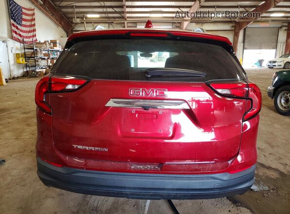 3GKALMEV7KL221953 2019 GMC TERRAIN Burgundy Vista trasera