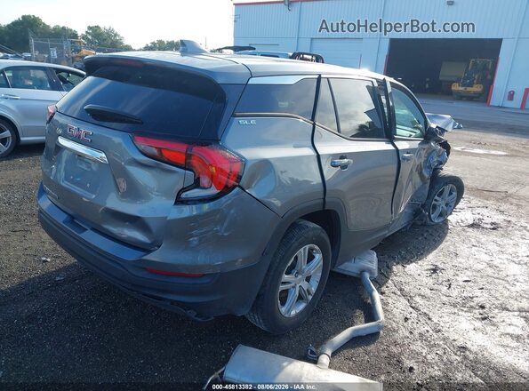 3GKALMEV7KL269985 2019 GMC TERRAIN Gray Задня права чверть