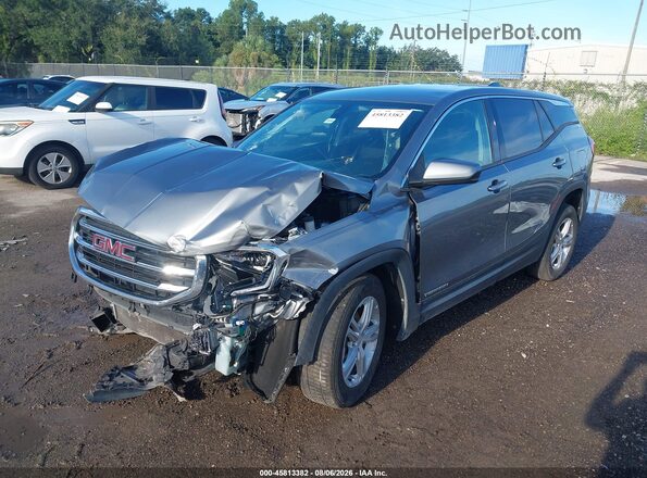 3GKALMEV7KL269985 2019 GMC TERRAIN Gray Передня ліва чверть