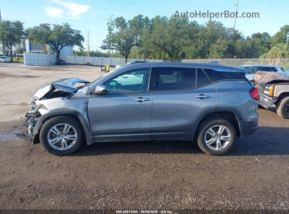 3GKALMEV7KL269985 2019 GMC TERRAIN Gray Вид задньої частини салону