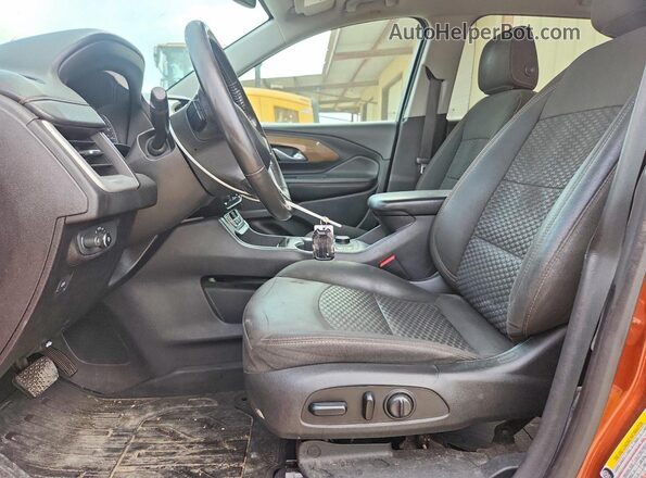 3GKALMEV7KL314391 2019 GMC TERRAIN Orange Вид салону спереду