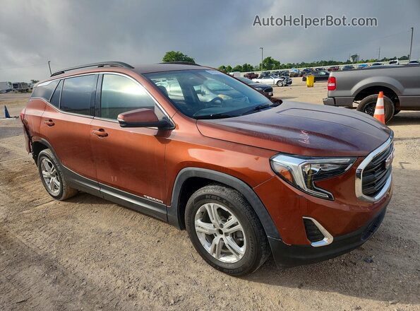 3GKALMEV7KL314391 2019 GMC TERRAIN Orange Передня права чверть