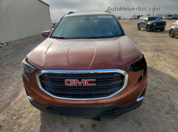 3GKALMEV7KL314391 2019 GMC TERRAIN Orange Вид спереду