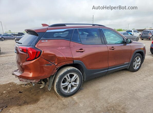 3GKALMEV7KL314391 2019 GMC TERRAIN Orange Задня права чверть